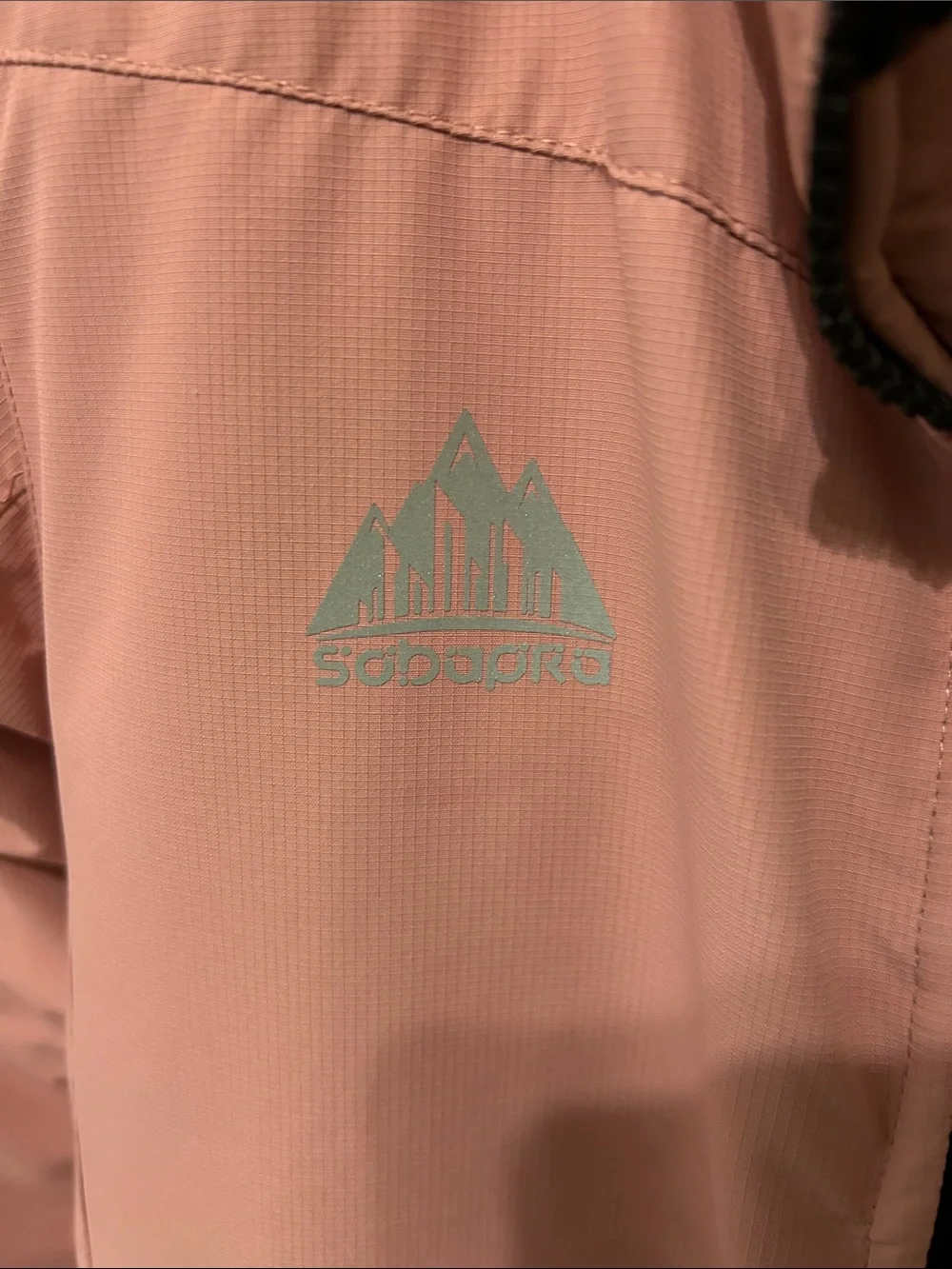 Soda Kids Dusty Rose Hooded Puffer Jacket